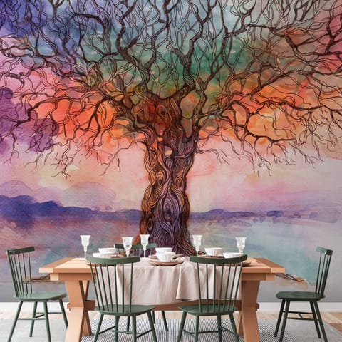 ⁨Fototapeta - Kolorowe opowieści natury (rozmiar 400x280, wykończenie Wodoodporna)⁩ w sklepie Wasserman.eu