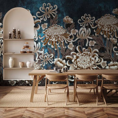 ⁨Fototapeta - Morskie kwiaty (rozmiar 350x256, wykończenie Wodoodporna)⁩ w sklepie Wasserman.eu