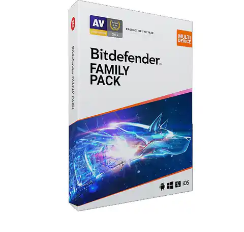 ⁨Antivirus software Bitdefender Family Pack 3Y⁩ at Wasserman.eu