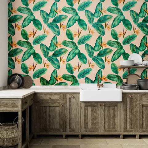 ⁨Fototapeta - Spokój dzikich krzewów - drugi wariant (rozmiar 200x140, wykończenie Wodoodporna)⁩ w sklepie Wasserman.eu