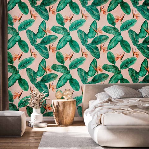 ⁨Fototapeta - Spokój dzikich krzewów - trzeci wariant (rozmiar 196x140, wykończenie Samoprzylepna)⁩ w sklepie Wasserman.eu