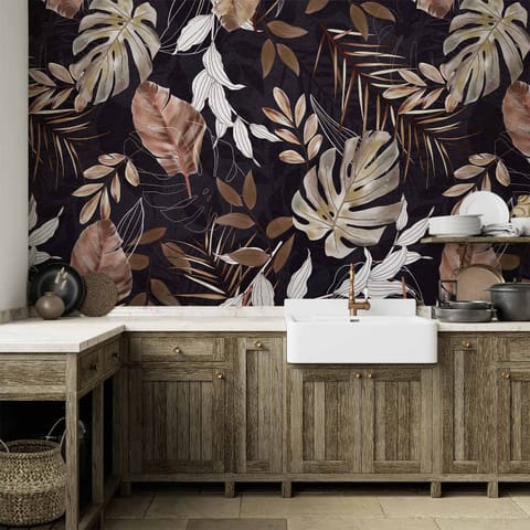 ⁨Fototapeta - Egzotyczna pocztówka - drugi wariant (rozmiar 500x350, wykończenie Wodoodporna)⁩ w sklepie Wasserman.eu