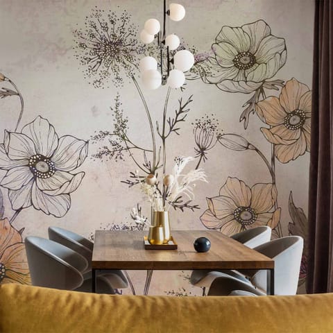 ⁨Fototapeta - Dzień na łące - pierwszy wariant (rozmiar 100x70, wykończenie Wodoodporna)⁩ w sklepie Wasserman.eu