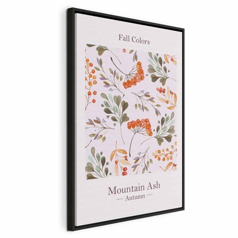 ⁨Obraz - Fall Colors (1-częściowy) pionowy (rozmiar 40x60, wykończenie W ramie drewnianej czarnej)⁩ w sklepie Wasserman.eu