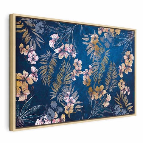 ⁨Obraz - Ostoja spokoju (1-częściowy) szeroki (rozmiar 120x80, wykończenie W ramie drewnianej naturalnej)⁩ w sklepie Wasserman.eu