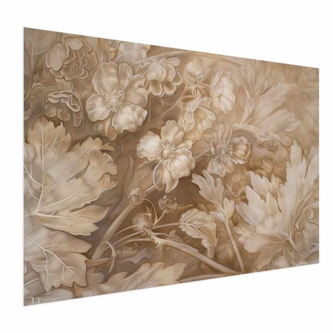 ⁨Plakat - Ornamenty roślinno-kwiatowe; rzeźbione (rozmiar 30x21, wykończenie Bez ramy)⁩ w sklepie Wasserman.eu