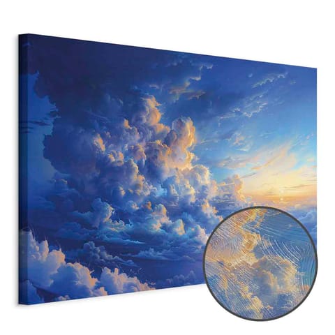 ⁨Obraz - Gdy niebo staje się płótnem: artystyczne dzieło natury w chmurach (rozmiar 30x20, wykończenie Premium Print)⁩ w sklepie Wasserman.eu