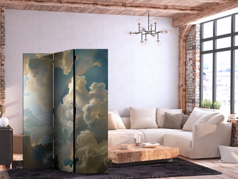 ⁨Parawan - Słońce i cienie: Teatralny pokaz przyrody wysoko nad ziemią (rozmiar 135x172, wykończenie Jednostronny)⁩ w sklepie Wasserman.eu