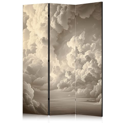 ⁨Parawan - Szept rozświetlonych chmur: Miękka gra światła w teatrze niebios (rozmiar 135x172, wykończenie Akustyczny)⁩ w sklepie Wasserman.eu