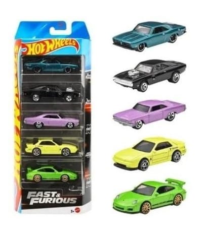 ⁨Hot Wheels Fast & Furious Szybcy i wściekli 5szt⁩ w sklepie Wasserman.eu
