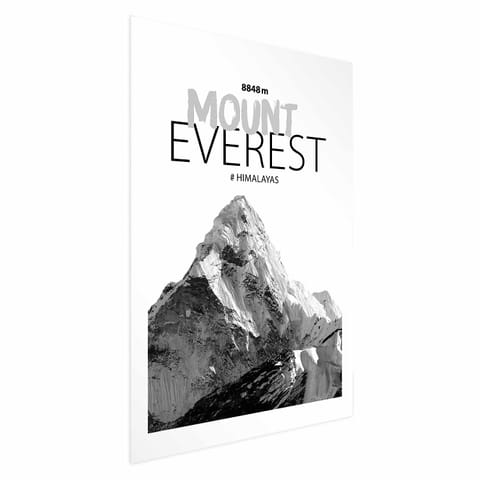 ⁨Plakat - Mount Everest (rozmiar 60x90, wykończenie Bez ramy z marginesem)⁩ w sklepie Wasserman.eu