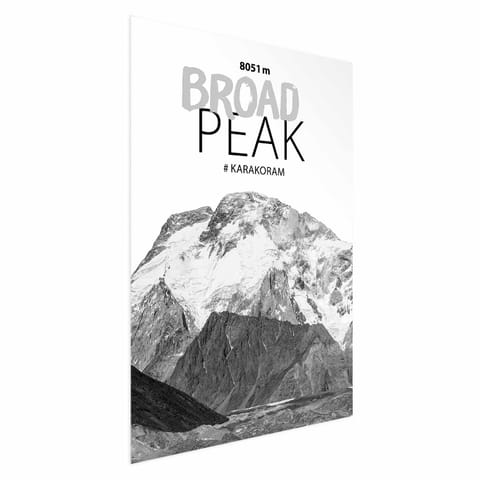 ⁨Plakat - Broad Peak (rozmiar 40x60, wykończenie Bez ramy)⁩ w sklepie Wasserman.eu