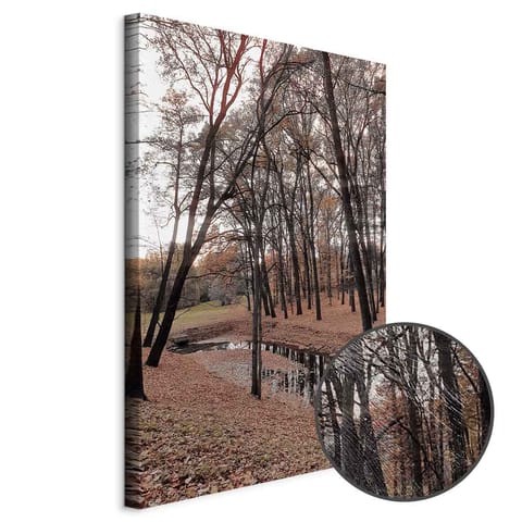 ⁨Obraz - Jesienny spacer (1-częściowy) pionowy (rozmiar 20x30, wykończenie Premium Print)⁩ w sklepie Wasserman.eu