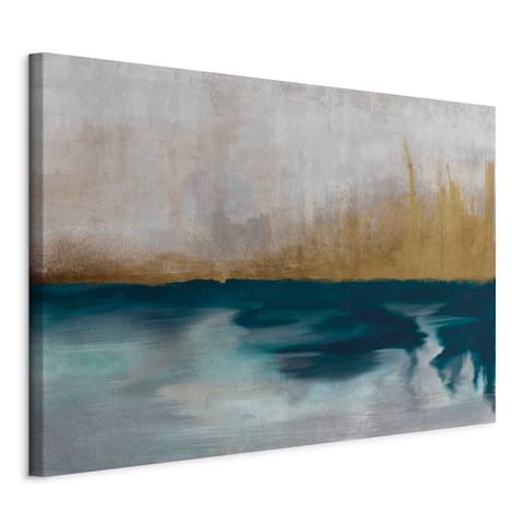 ⁨Picture - Golden grasses (1-piece) wide (size 90x60)⁩ at Wasserman.eu