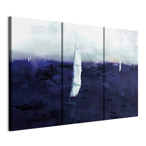 ⁨Obraz - Marynistyczne wspomnienie (3-częściowy) (rozmiar 120x80, wykończenie Na płótnie włoskim)⁩ w sklepie Wasserman.eu