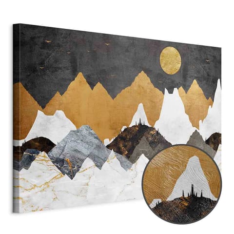 ⁨Obraz - Zimna noc (1-częściowy) szeroki (rozmiar 120x80, wykończenie Premium Print)⁩ w sklepie Wasserman.eu