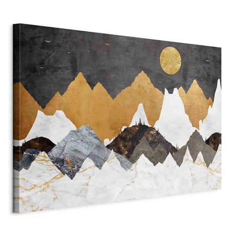 ⁨Obraz - Zimna noc (1-częściowy) szeroki (rozmiar 90x60, wykończenie Standard)⁩ w sklepie Wasserman.eu