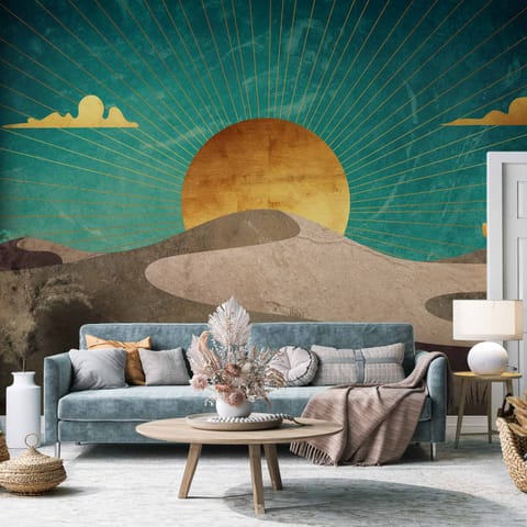 ⁨Fototapeta - Poranek na pustyni (rozmiar 200x140, wykończenie Standard)⁩ w sklepie Wasserman.eu