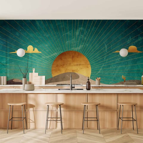 ⁨Fototapeta - Poranek na pustyni (rozmiar 150x105, wykończenie Wodoodporna)⁩ w sklepie Wasserman.eu