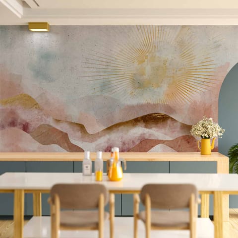 ⁨Fototapeta - Majestatyczne góry (rozmiar 350x256, wykończenie Wodoodporna)⁩ w sklepie Wasserman.eu