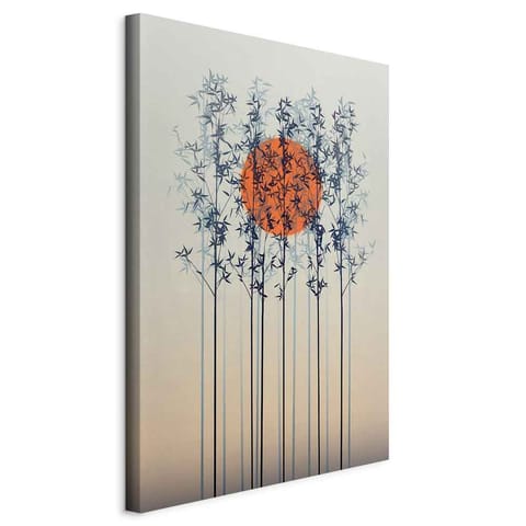 ⁨Obraz - Samotny zmierzch (1-częściowy) pionowy (rozmiar 40x60, wykończenie Standard)⁩ w sklepie Wasserman.eu