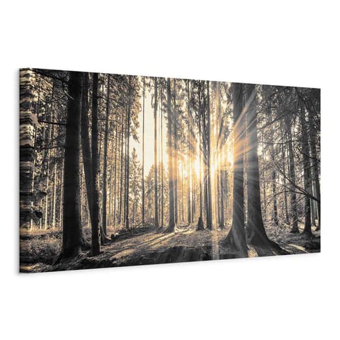 ⁨Painting - Forest Sun (size 150x50)⁩ at Wasserman.eu