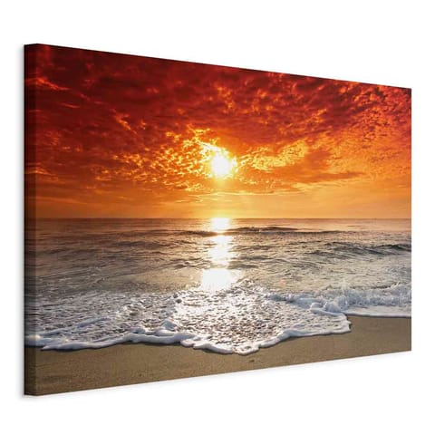 ⁨Picture - Beautiful beach (size 90x60)⁩ at Wasserman.eu