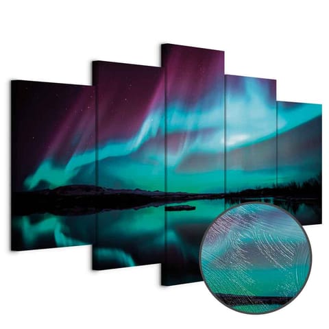 ⁨Obraz - Światło nocne II (rozmiar 100x50, wykończenie Premium Print)⁩ w sklepie Wasserman.eu