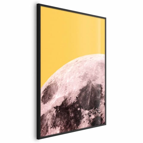 ⁨Plakat - Słoneczny księżyc (rozmiar 21x30, wykończenie Rama czarna)⁩ w sklepie Wasserman.eu
