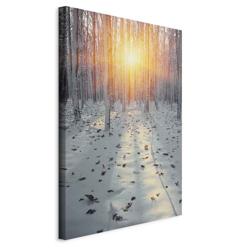 ⁨Picture - Winter afternoon (1-piece), vertical (size 60x90)⁩ at Wasserman.eu