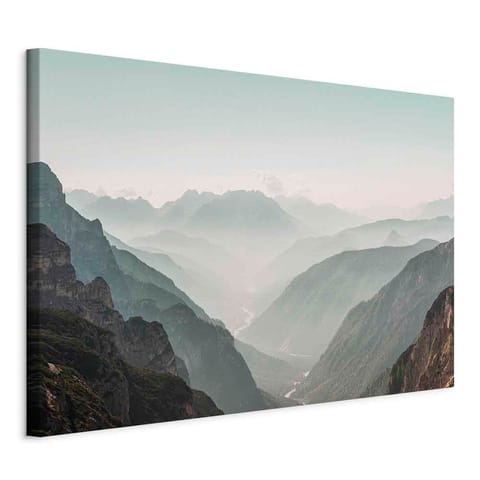 Picture - Mountain horizon (1-piece) wide (size 90x60) at Wasserman.eu