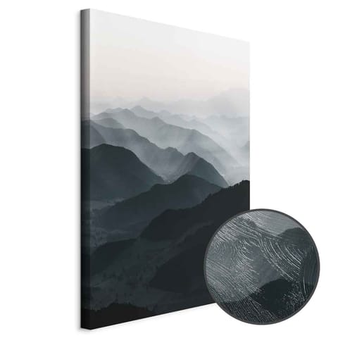 ⁨Obraz - Równoległe grzbiety (1-częściowy) pionowy (rozmiar 80x120, wykończenie Premium Print)⁩ w sklepie Wasserman.eu