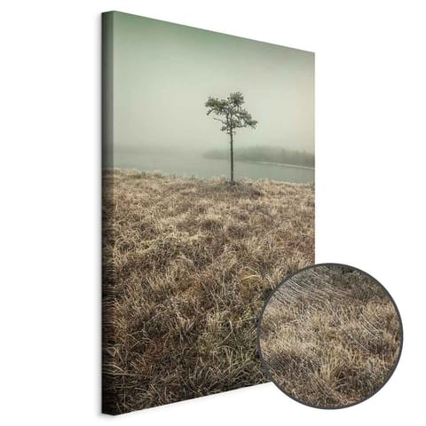 ⁨Obraz - Nad brzegiem jeziora (1-częściowy) pionowy (rozmiar 60x90, wykończenie Premium Print)⁩ w sklepie Wasserman.eu