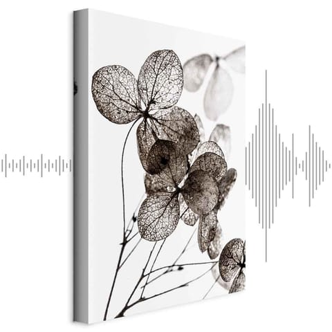 ⁨Obraz - Przezroczysta koniczyna (1-częściowy) pionowy (rozmiar 20x30, wykończenie Akustyczny)⁩ w sklepie Wasserman.eu