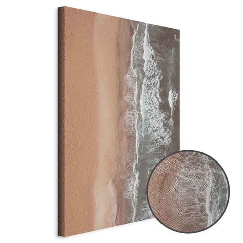 ⁨Obraz - Linia brzegu (1-częściowy) pionowy (rozmiar 80x120, wykończenie Premium Print)⁩ w sklepie Wasserman.eu