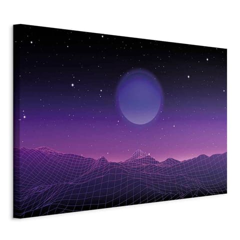 ⁨Obraz - Pejzaż futurystyczny 2 (1-częściowy) szeroki (rozmiar 60x40, wykończenie Standard)⁩ w sklepie Wasserman.eu