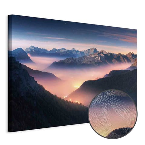 ⁨Obraz - Górskie tchnienie (1-częściowy) szeroki - pierwszy wariant (rozmiar 90x60, wykończenie Premium Print)⁩ w sklepie Wasserman.eu