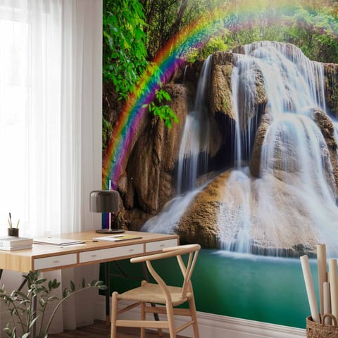 Self-adhesive wall mural - Wish-fulfilled waterfall (size 98x70) at Wasserman.eu