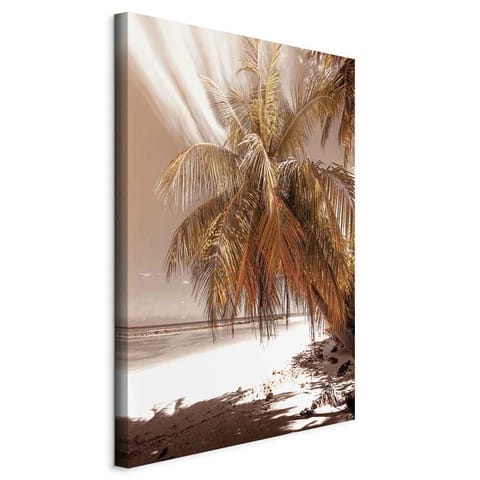 ⁨Painting - Palm shadow (1-piece) vertical (size 60x90)⁩ at Wasserman.eu