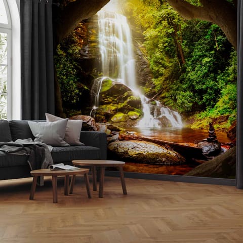 ⁨Wall mural - Forest enclave (size 100x70)⁩ at Wasserman.eu