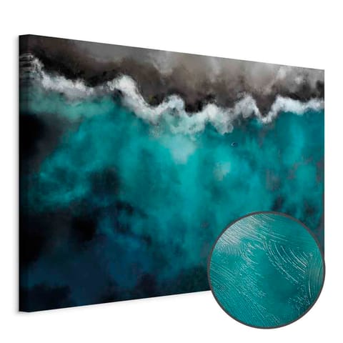 ⁨Obraz - Błękitna laguna (1-częściowy) szeroki (rozmiar 30x20, wykończenie Premium Print)⁩ w sklepie Wasserman.eu