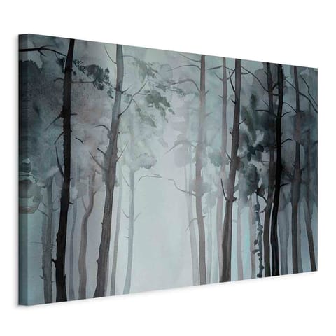 ⁨Picture - Hazy forest (1-piece) wide (size 60x40)⁩ at Wasserman.eu