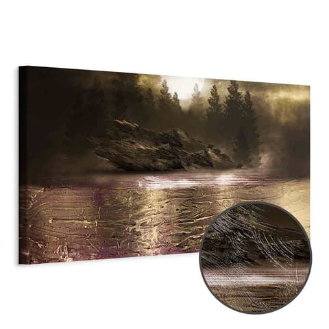 ⁨Obraz - Kontemplacja (1-częściowy) wąski - pierwszy wariant (rozmiar 120x40, wykończenie Premium Print)⁩ w sklepie Wasserman.eu