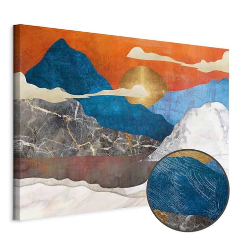 ⁨Obraz - Górska sielanka (1-częściowy) szeroki (rozmiar 120x80, wykończenie Premium Print)⁩ w sklepie Wasserman.eu