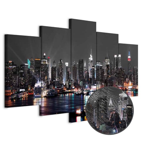 ⁨Obraz - Szare niebo (rozmiar 200x100, wykończenie Premium Print)⁩ w sklepie Wasserman.eu