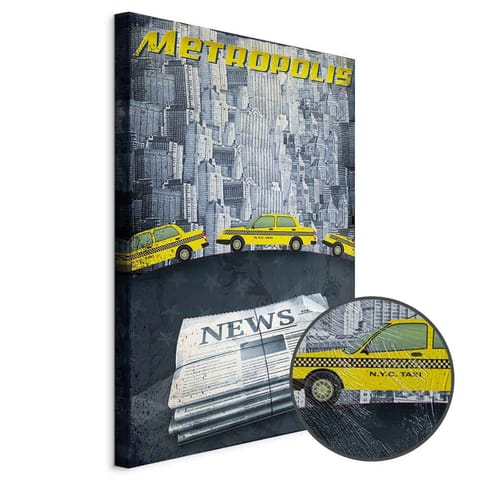 ⁨Obraz - Metropolis (1-częściowy) pionowy (rozmiar 60x90, wykończenie Premium Print)⁩ w sklepie Wasserman.eu