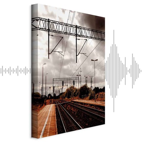 ⁨Obraz - Przed podróżą (1-częściowy) pionowy (rozmiar 60x90, wykończenie Akustyczny)⁩ w sklepie Wasserman.eu