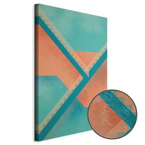 ⁨Obraz - Kompozycja schodów (1-częściowy) pionowy (rozmiar 20x30, wykończenie Premium Print)⁩ w sklepie Wasserman.eu