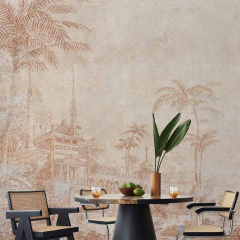 ⁨Fototapeta - Indyjska świątynia - pierwszy wariant (rozmiar 400x280, wykończenie Wodoodporna)⁩ w sklepie Wasserman.eu