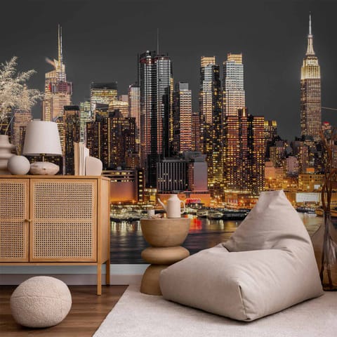 ⁨Wall mural - NYC: Twilight (size 100x70)⁩ at Wasserman.eu